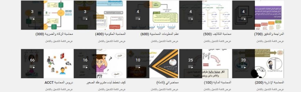 قناة دروس المحاسبة - ACCT