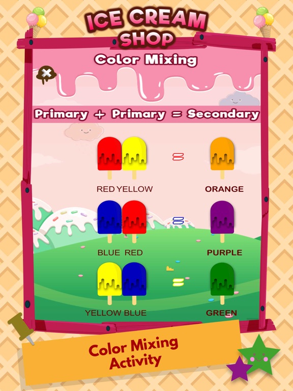 تطبيق Learning Colors Ice Cream Shop‏