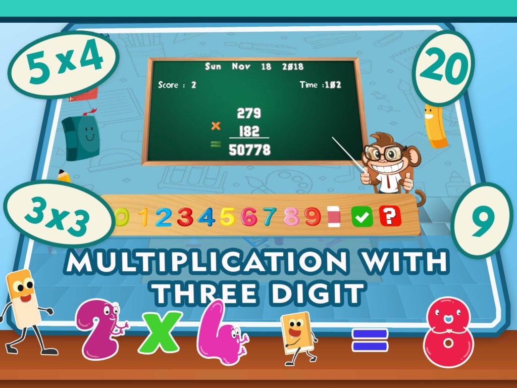 تطبيق Math Multiplication Quiz