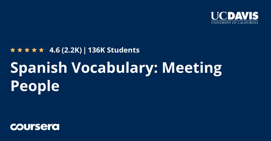 دورة Meeting People لتعليم اللغة الإسبانية للمبتدئين