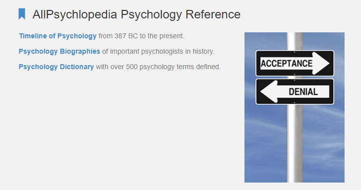 قسم AllPsychlopedia Psychology Reference أهم أقسام تعلم علم النفس للمبتدئين