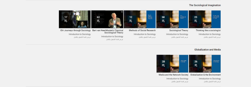 قناة Introduction to Sociology