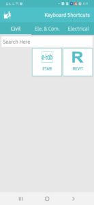 تحميل Keyboard Shortcuts: أفضل تطبيق لتعلم اختصارات لوحة المفاتيح للاندرويد 4 برامج قسم الهندسة المدنية في تطبيق Keyboard Shortcuts