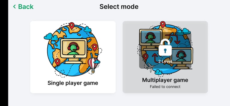 اختيار طريقة عدد اللاعبين