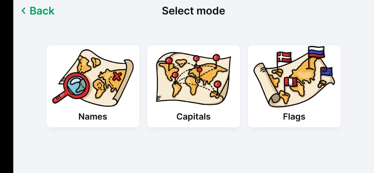 اختيار نوع اللعبة