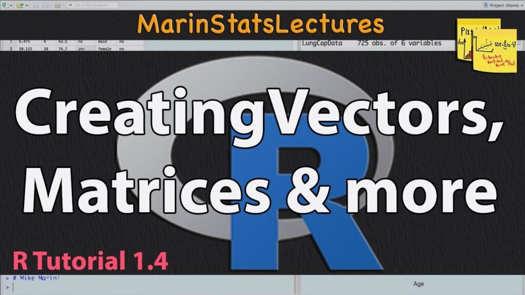 قناة MarinStatsLectures-R Programming & Statistics