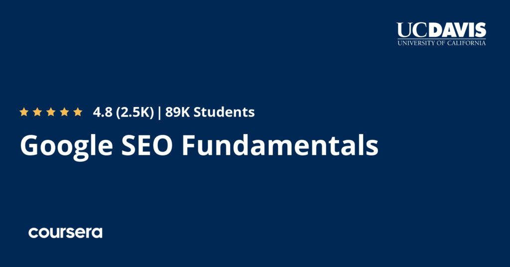 دورة Google SEO Fundamentals