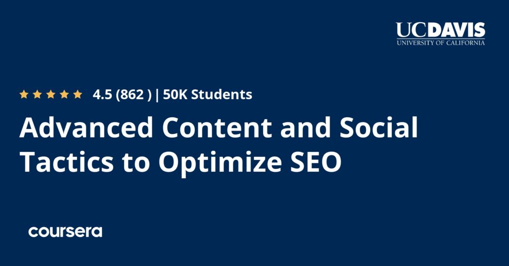 كورس Advanced Content and Social Tactics to Optimize SEO