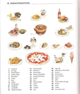 كتاب The New Oxford Picture Dictionary 9 تعلم الأطعمة الجاهزة في كتاب The New Oxford Picture Dictionary