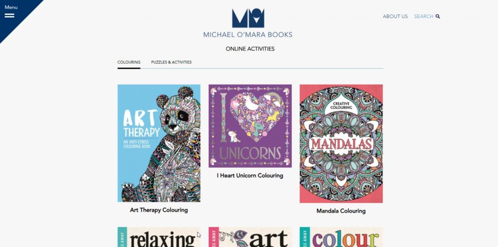موقع mom books أحد مصادر صفحات تلوين اون لاين