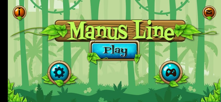 الصفحة الرئيسية لتطبيق Manus Line 
