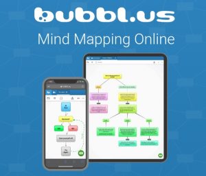 موقع Bubbl.us أحد مواقع تصميم الخرائط الذهنية