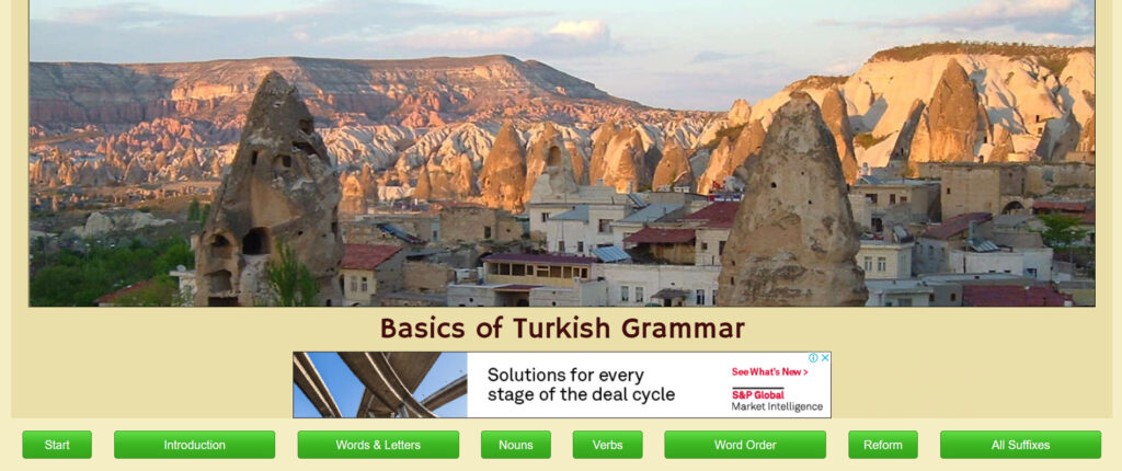 موقع Bob Cromwell لتعليم قواعد اللغة التركية