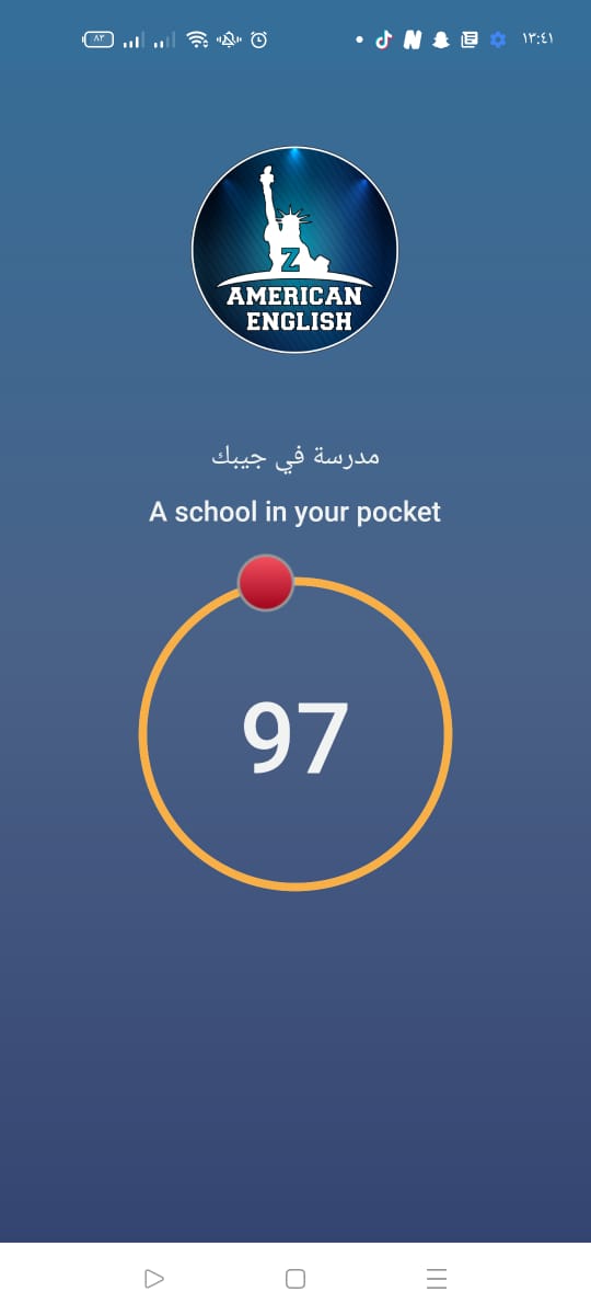 انتظر تحميل تطبيق ZAmerican English ليفتح