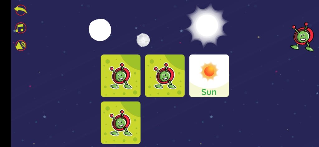 اللعبة الأولى في تطبيق ESA Kids