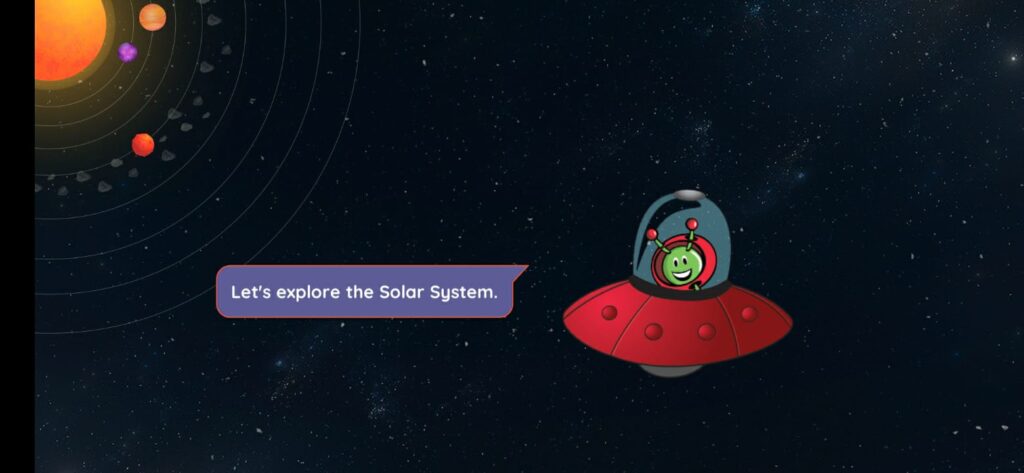 اكتشاف كواكب المجموعة الشمسية في تطبيق ESA Kids