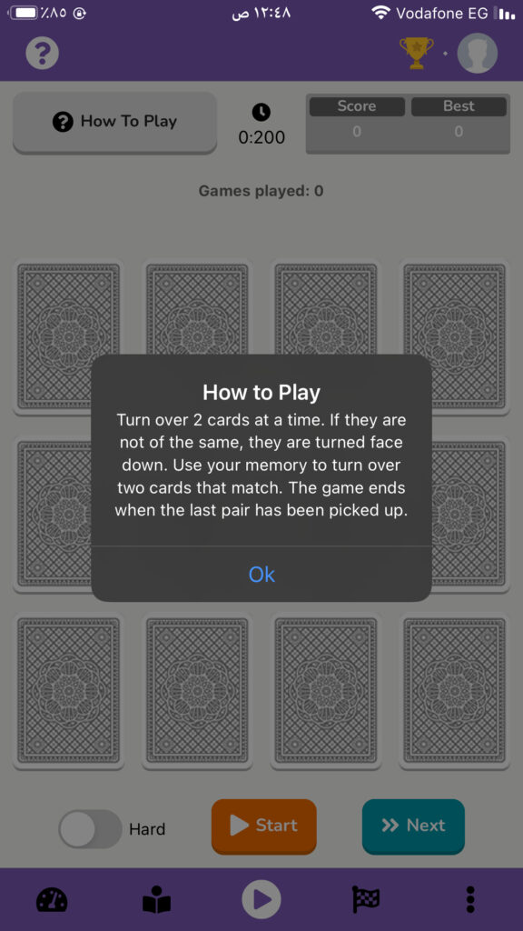 اللعبة الثانية في تطبيق ريدلاكس