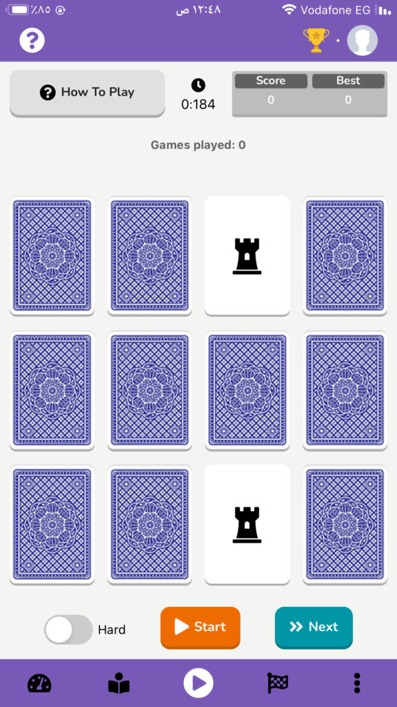 اللعبة الثانية في تطبيق Readlax