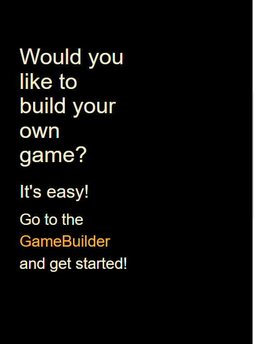 بناء اللعبة الخاصة بك