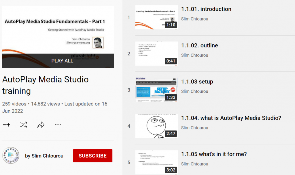 تدريب تعليم اوتو بلاي ميديا ستوديو