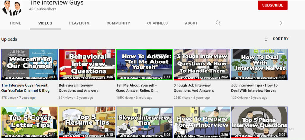 قناة ذا انترفيو جايز من أفضل 5 قنوات يوتيوب لمساعدتك في التحضير للإنترفيو من الصفر! 