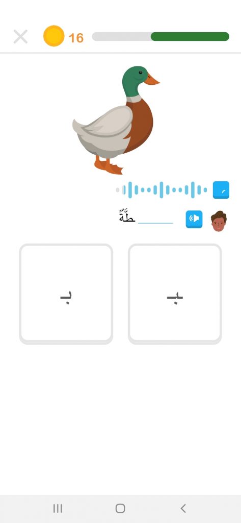 نشاط مواضع الحروف