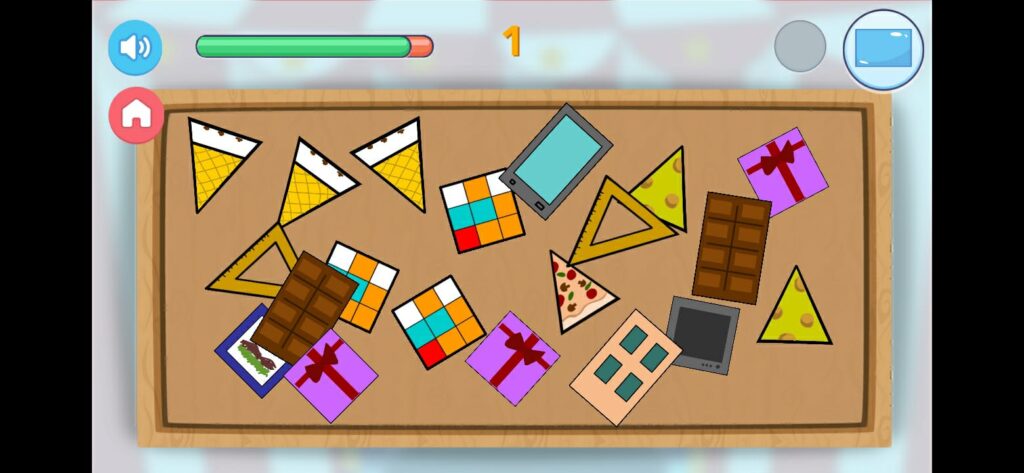 نشاط الشكل المفقود الخاص بالأشكال