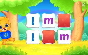 البحث عن الحروف في تطبيق abc Kids