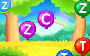 لمس الحروف في تطبيق abc Kids