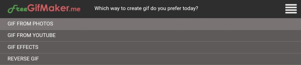 موقع free gif maker من مواقع تصميم الصور المتحركة GIF 