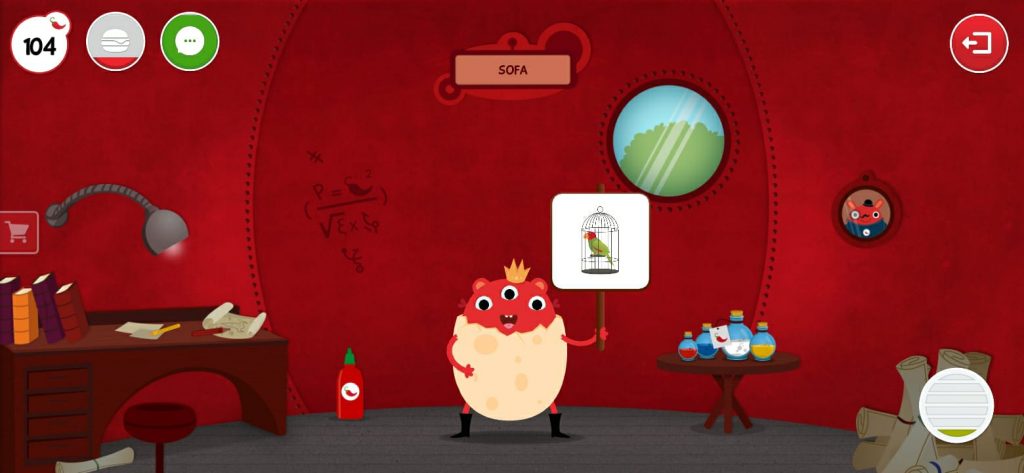 نشاط عام لمفردات كلمات اللغة الإنجليزية اخل لعبة Pili pop
