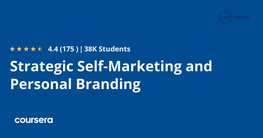 دورة Strategic Self-Marketing and Personal Branding