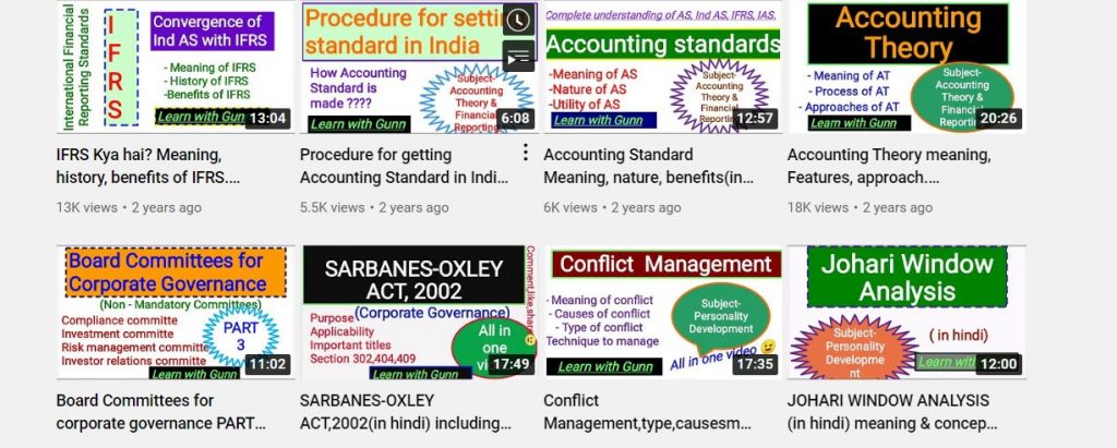 قناة learn with gunn لماجستير إدارة الأعمال