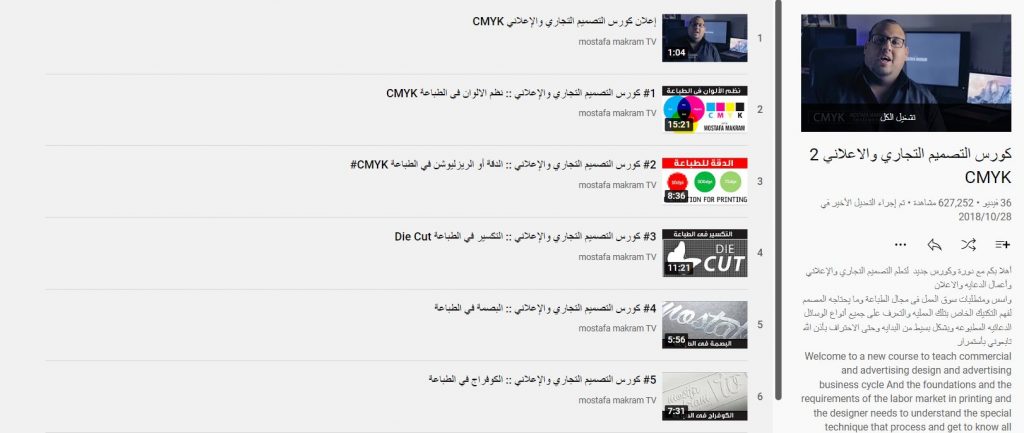 كورس التصميم التجاري والإعلاني 2 CMYK