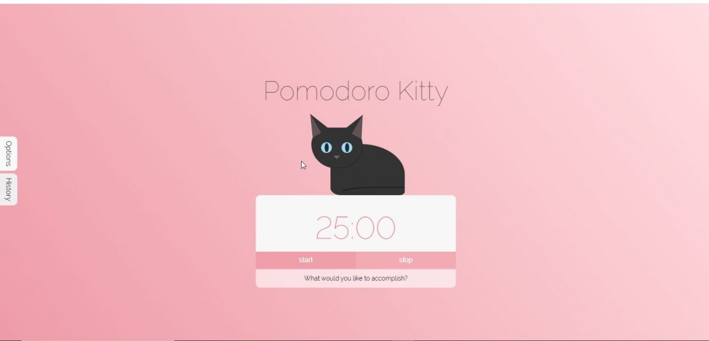 موقع kitty pomodoro