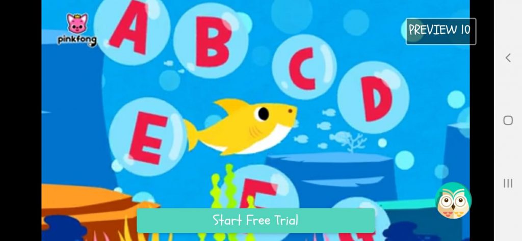 مقطع فيديو لتعليم الأطفال A B C