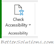 أوامر المجموعة accessibility