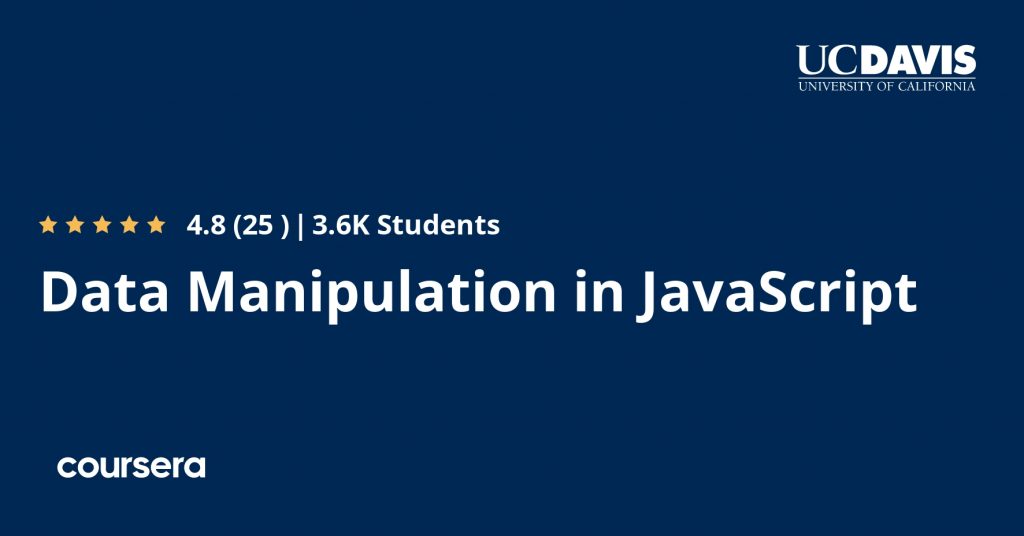 كورس معالجة البيانات في JavaScript من تخصص JavaScript for Beginners