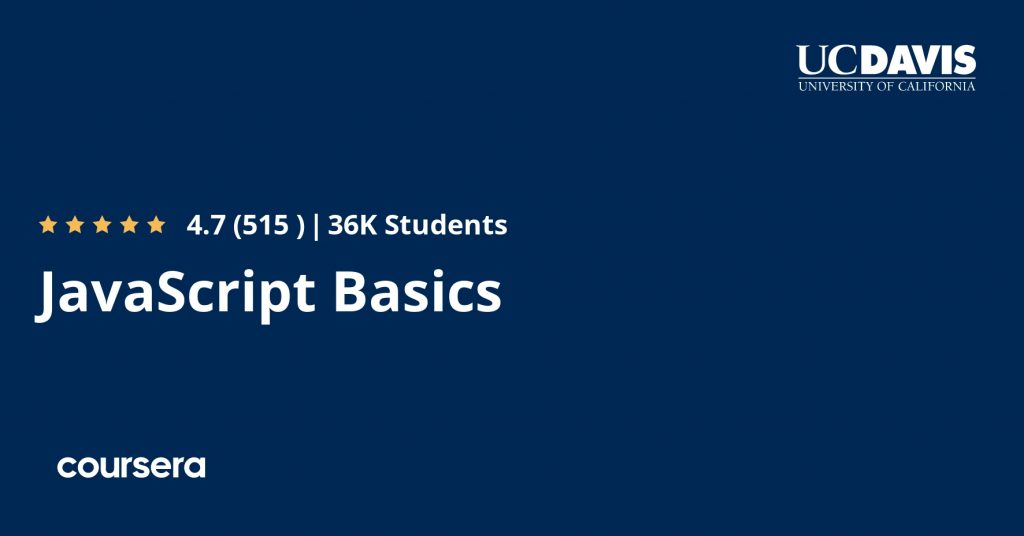 كورس أساسيات JavaScript من تخصص JavaScript for Beginners