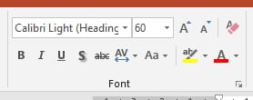 مجموعة font لبرنامج Microsoft PowerPoint 
