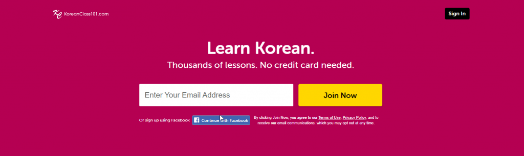 موقع KoreanClass101