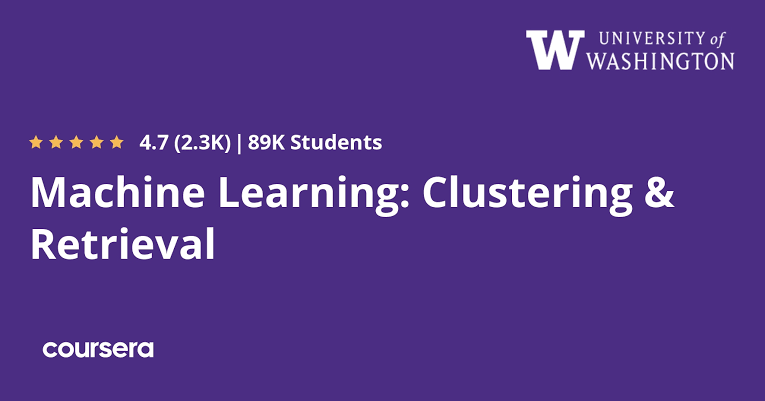دورة Machine Learning Clustering & Retrieval