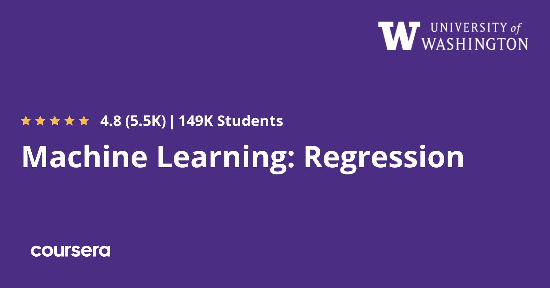 دورة Regression من دورات تخصص Machine Learning