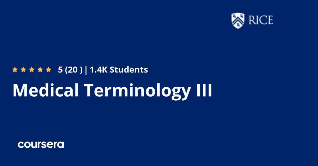 دورة Medical Terminology III