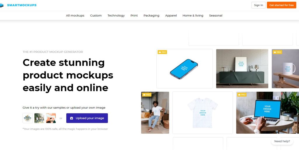 موقع smartmockups لتحميل نماذج موك آب مجانًا