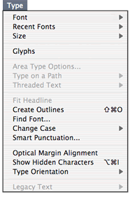 تعرّف على أهم أوامر قائمة Type لبرنامج Adobe Illustrator
