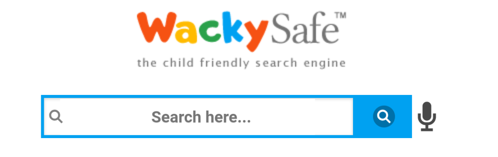 محرك بحث WackySafe أحد بدائل لمحرك بحث جوجل للأطفال