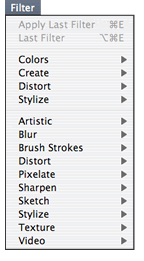 أهم أوامر قائمة فلتر لبرنامج أدوبي إليستريتور