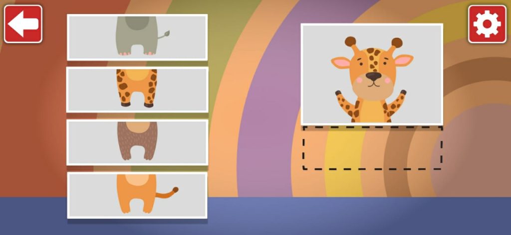 نشاط النصف الصحيح من تطبيق عالم بسيط