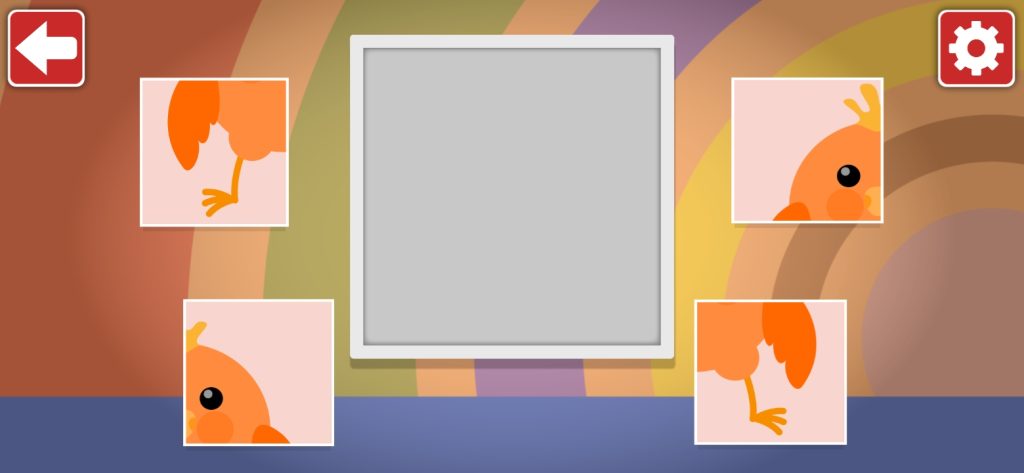 نشاط تركيب الأشكال من تطبيق عالم بسيط